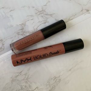 Anastasia BH / NYX reddish brown Lipstick bundle